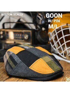 Boston Scally The GOON Single Panel Patchwork Cap-M/L- With Pin